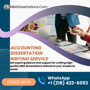 Accounting Dissertation Writing Service