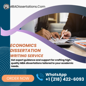 Economics Dissertation Writing Service