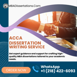 ACCA Dissertation Writing Service