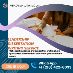 Leadership Dissertation Writing Service