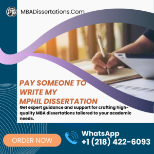 Pay Someone To Write My MPhil Dissertation