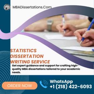 Statistics Dissertation Writing Service